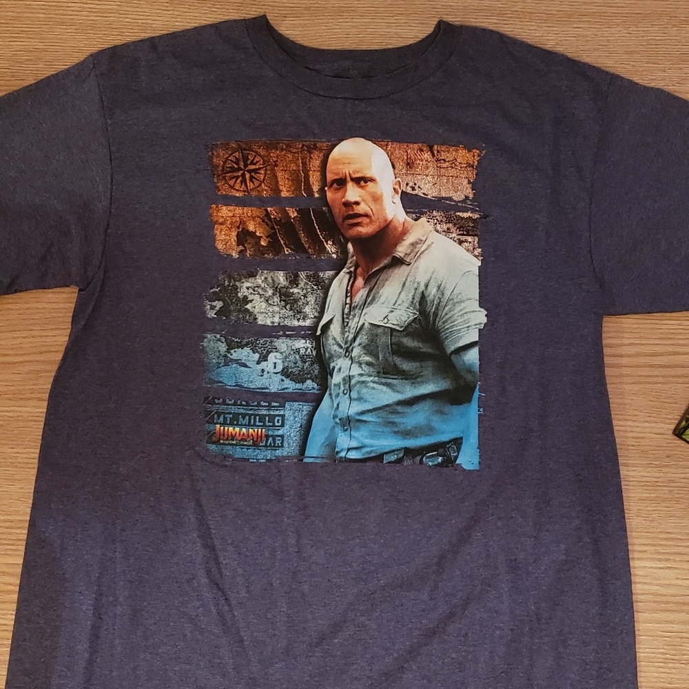 The Rock Jumanji boys tshirt